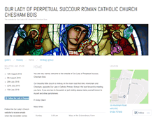 Tablet Screenshot of ourladyschurch-cheshambois.org
